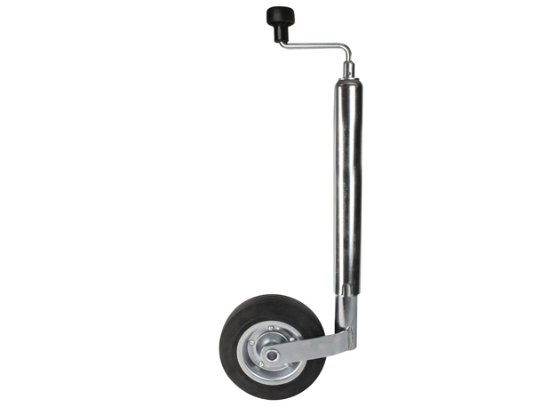 Las StüTzrad Mit Kurbel Pkw-AnhäNger Trailer Traglast 150Kg Vollgummirad 10615-image