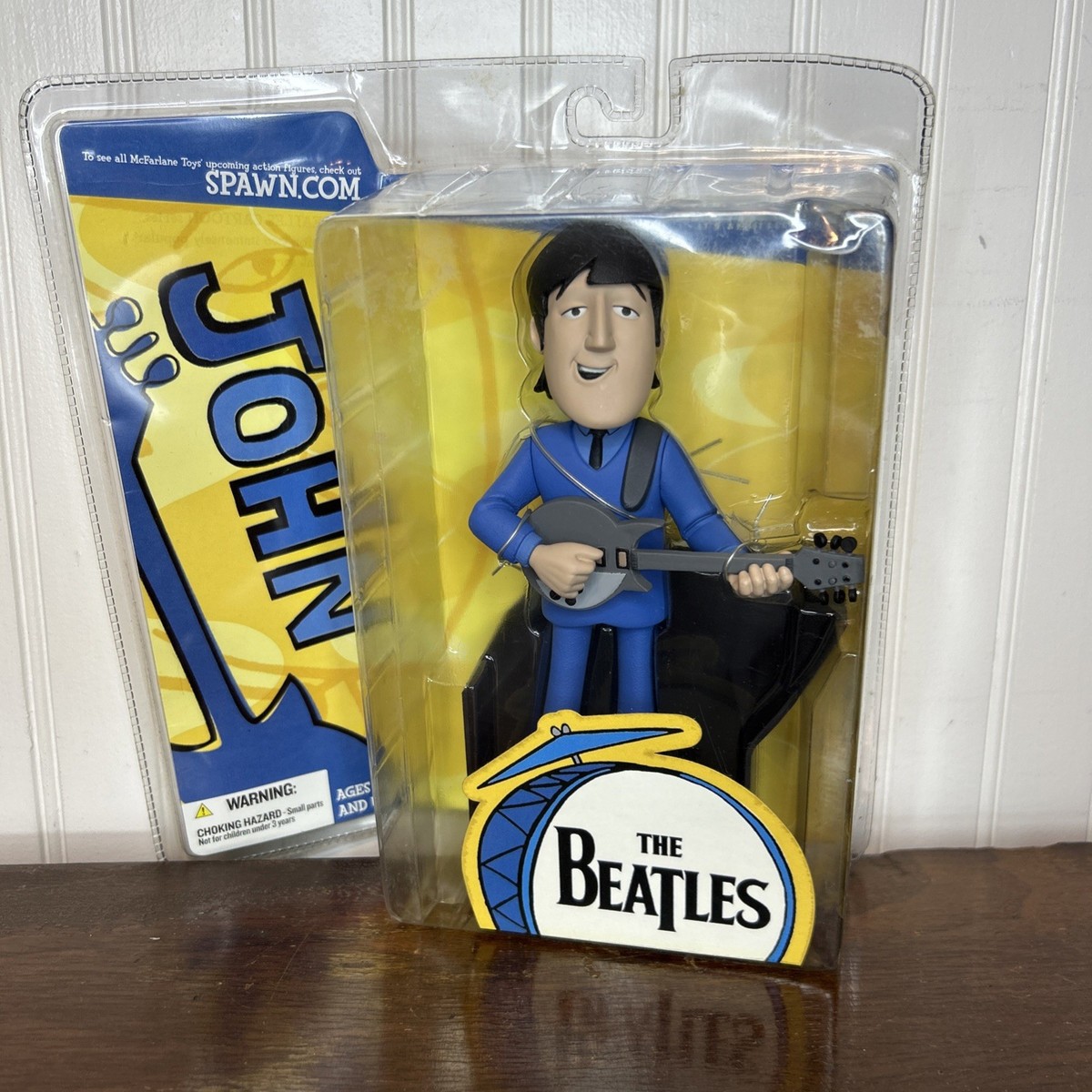 The Beatles John Lennon Action Figure McFarlane Toys Spawn Bubble