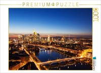 Calvendo Puzzle Frankfurt From Mainplaza | 1000 Pieces, Finished Size 25.2 × 18.
