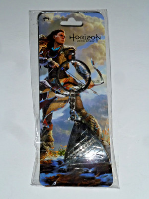 Horizon Zero Dawn video game promo keychain ring fob metal Aloy focus 2019 NEW!
