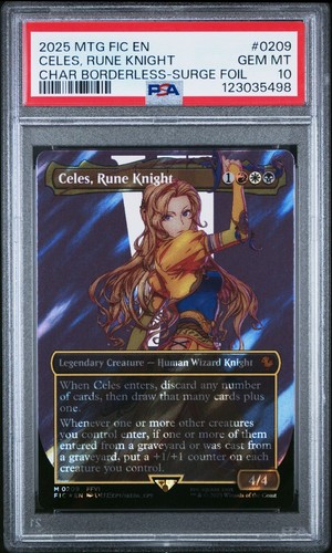 Magic MTG Celes, Rune Knight #0209 Surge Foil *GEM MINT PSA 10* Final Fantasy