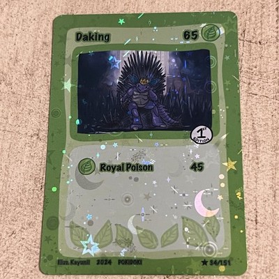 Daking POKIDOKI 34 Galaxy Holo 1st EDITION 2024 Chef Ken Lee Fan Art Nidoking