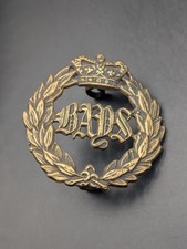 VICTORIAN 2nd Dragoon Guards (Queens Bays) Regiment Cap Badge QVC British Army