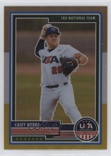 2023 USA Baseball Stars & Stripes Bronze Silver and Gold Prizm Casey Borba p8v