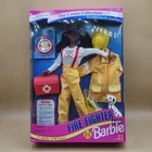 VTG 1994 Mattel Barbie Career Collection African American Fire Fighter NEW Read