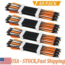 48PCS 20" Crossbow Bolts Carbon Arrows Hunting Shooting 4" Vane OD 8.8mm Archery