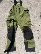 Frabill F4 Cyclone Bibs, Green/Grey, XX-Large Rain & Ice Fishing Pant MSRP $299