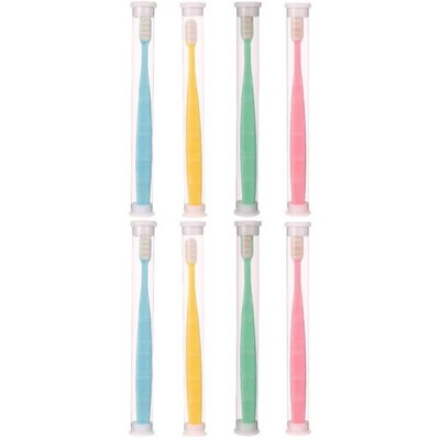  2 PCS Super Weiche Borstenzahnbürste Reisen Ultraweiche Superweiche
