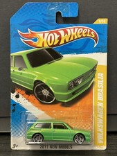 Hot Wheels 2011 New Models Green Volkswagen Brasilia Toy Car 8/244 Antifreeze