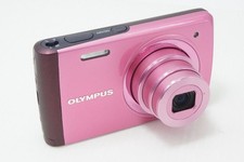 OLYMPUS STYLUS VH-410 Pink Compact Digital Camera Tested Working Japan
