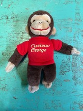 Vintage Gund Curious George Plush Stuffed Monkey 14'' 1992 Collectible