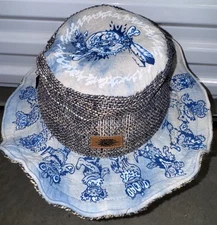 Grateful Dead Hemp Sun Bucket Hat Sunny Life Limited Edition Bears Sz. Small