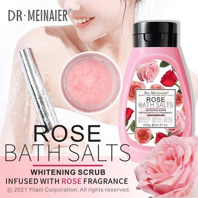 Natural Skincare 450g Kojisäure Badesalz Peeling Peeling Weißend Gesicht Körper