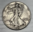 Photo of a 1939-P Walking Liberty Half Dollar from an eBay listing that sold on Jul 19, 2026