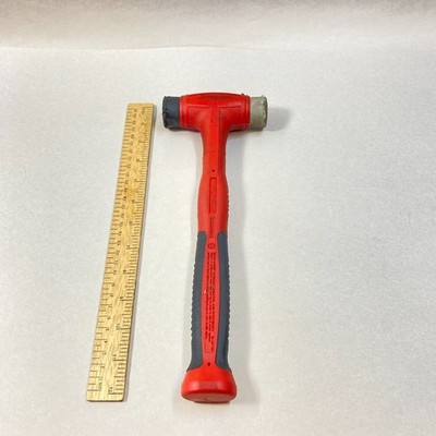Snap-On Soft Face Hammer Red Handle Plastic Tip 16oz HBPT16 USA