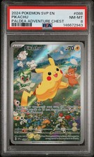 Pokemon Card PSA 8 Pikachu 088 Promo Paldea Adventure Chest