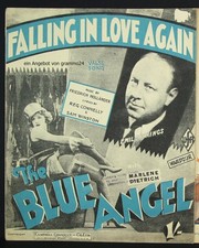 5x Notenblatt bekannter Lieder, Marlene Dietrich, Astaire u.a. 78rpm B685