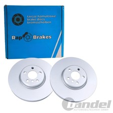 2x RAP BRAKES 348mm BREMSSCHEIBEN VORNE passend f�r BMW 3 4 5 6 7 8 IX X3 X4 X5