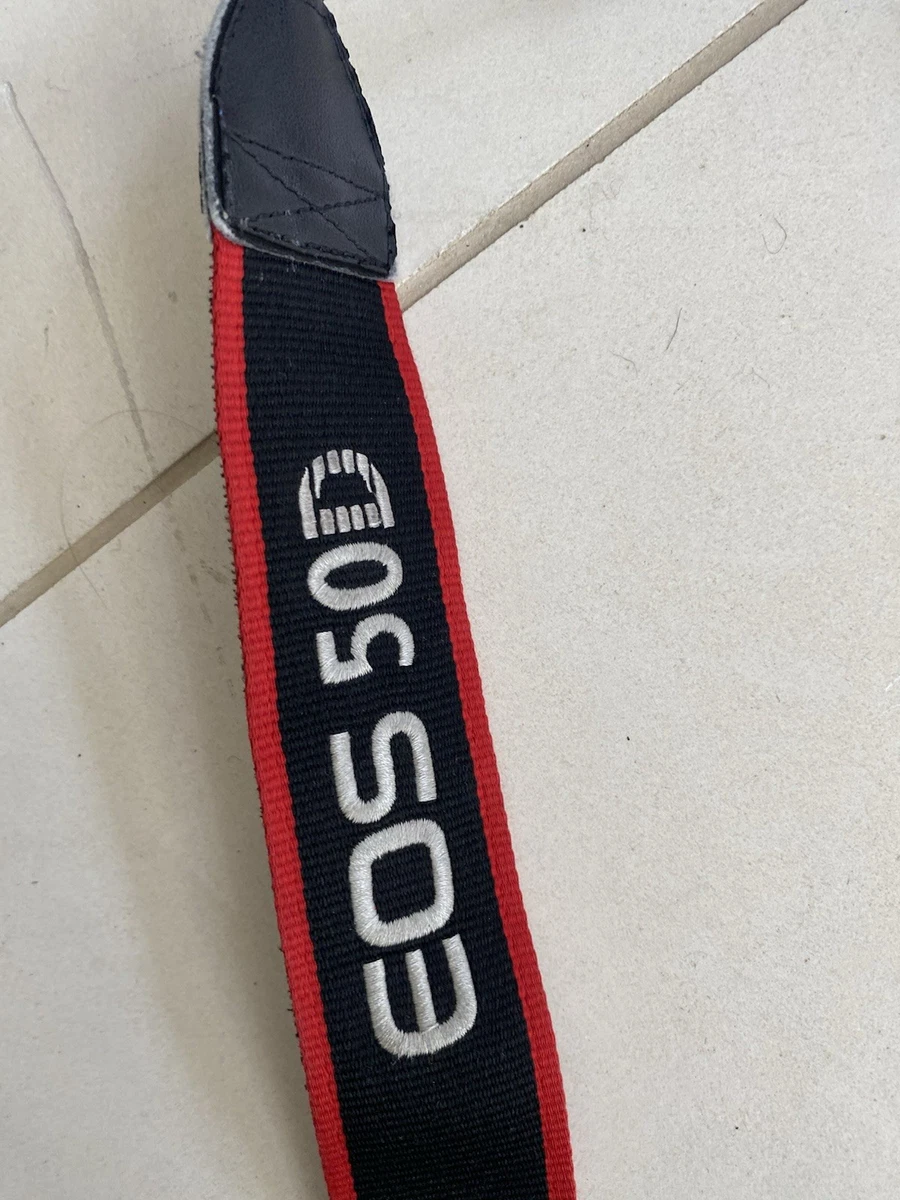 Dragonne Canon Rouge Vintage – Années 90/2000 – Pour Appareils Photo EOS A-1 F-1 Etc