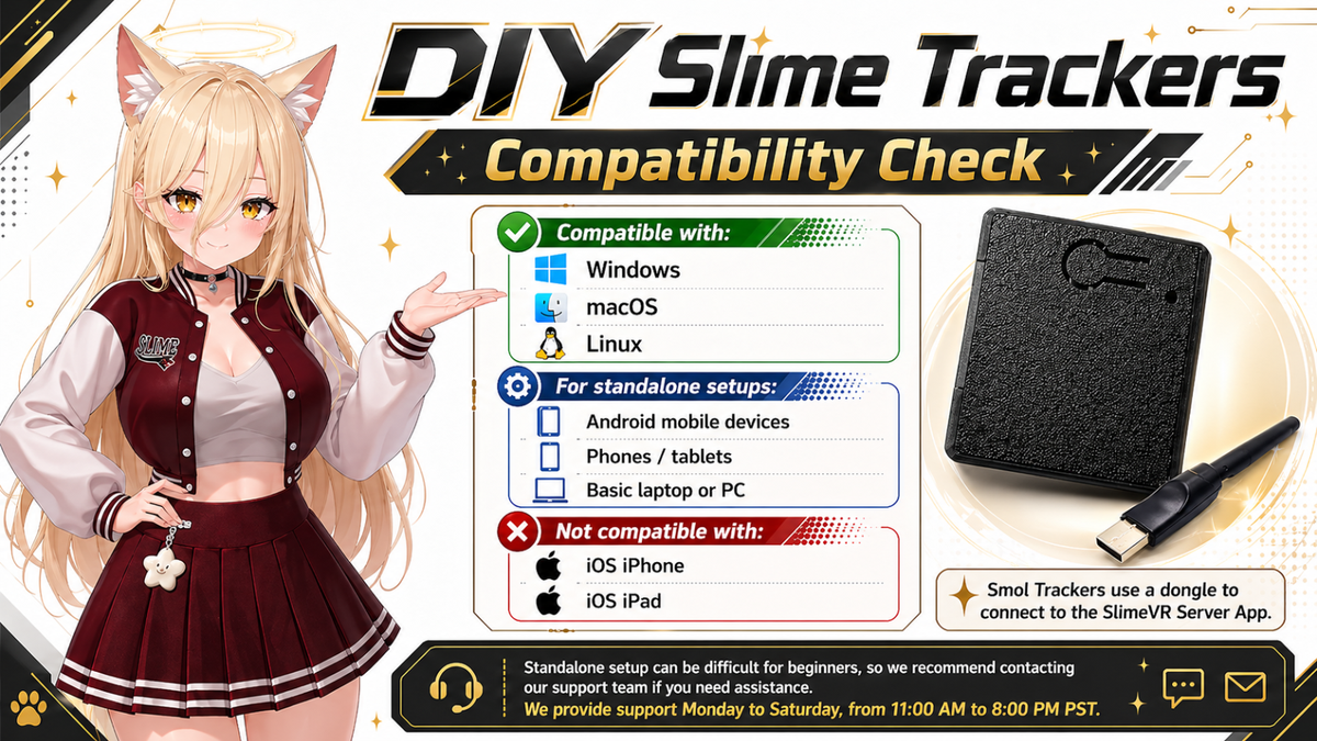 SlimeVR Compatible Full Body Tracking FBT VRCHAT VR 6 Trackers