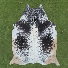 100% Real Natural Area Cow Hair On Cowhide Skin Floor Rug Carpet(67"x62") CC1423
