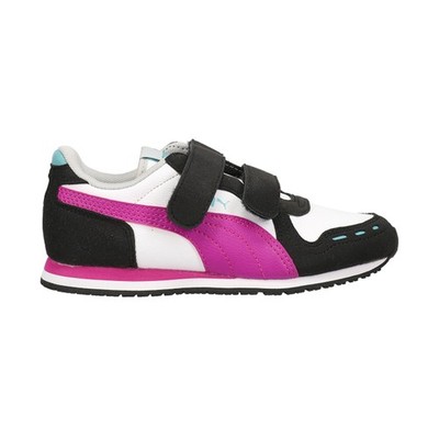 PUMA Cabana Racer Sl 20 V  Toddler Girls Black, White Sneakers Casual Shoes 3837