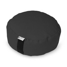 Zafu Meditation Pillows for Sitting on Floor, Yoga Cushion, Round - 14" BLACK