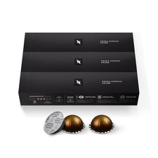 Nespresso DOUBLE ESPRESSO CHIARO FLAVOR  VERTUO LINE 2.7oz  30 PODS
