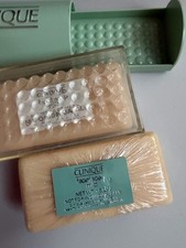  2 Clinique TRAVEL SIZE Mild Facial Soap Bars 1.5oz Sealed w/Cases