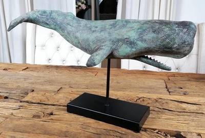 Michael Noll Dekoration Wal Maritim Figur XL 51x15x28 cm Deko Büro Zuhause 