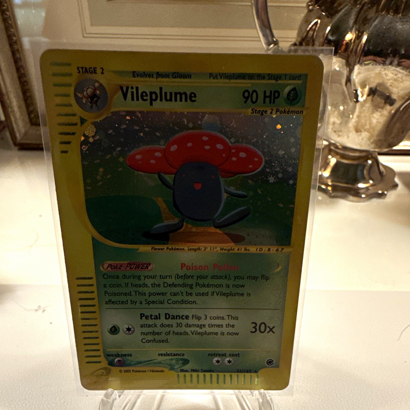 Vileplume 18/165 Expedition Base Set Holo Rare 90 HP English 2002 NM