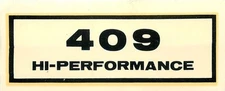 Vintage Ed Big Daddy Roth Decal, 409 High Performance