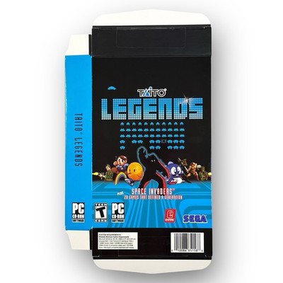 TAITO LEGENDS 29 Arcade Hits, Sega PC 2005, empty SMALL BOX ONLY