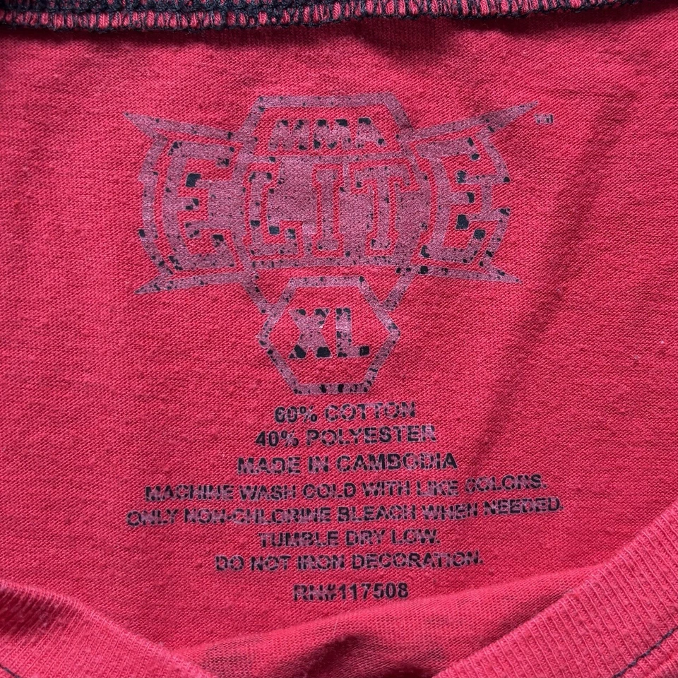 Camiseta De Colección Y2K MMA Elite Manga Larga Térmica En Capas Grunge Gótico Patín Para Hombres XL Foto 3 de 4