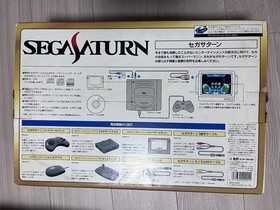 Sega Saturn HST-3200 Console w/box Tested From JAPAN