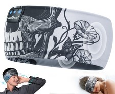MUSICOZY Sleep Headphones Bluetooth Headband, Wireless One Size, Skull