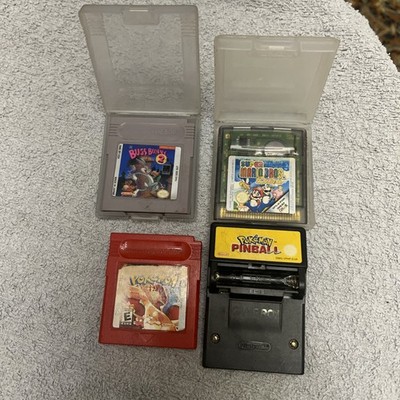 4 Netendo Game Boy Cartridges Bugs Bunny,Super Mario Bros , Netendo  Japan Made
