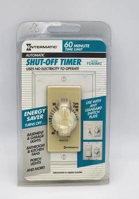 Intermatic 1-Hour Indoor Automatic Shut-Off Timer Switch  FD60MC Ivory 60 Minute