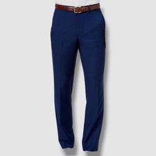 Kenneth Cole Reaction Men's Blue Slim Fit Suit Separate Pants Size 45W 32L