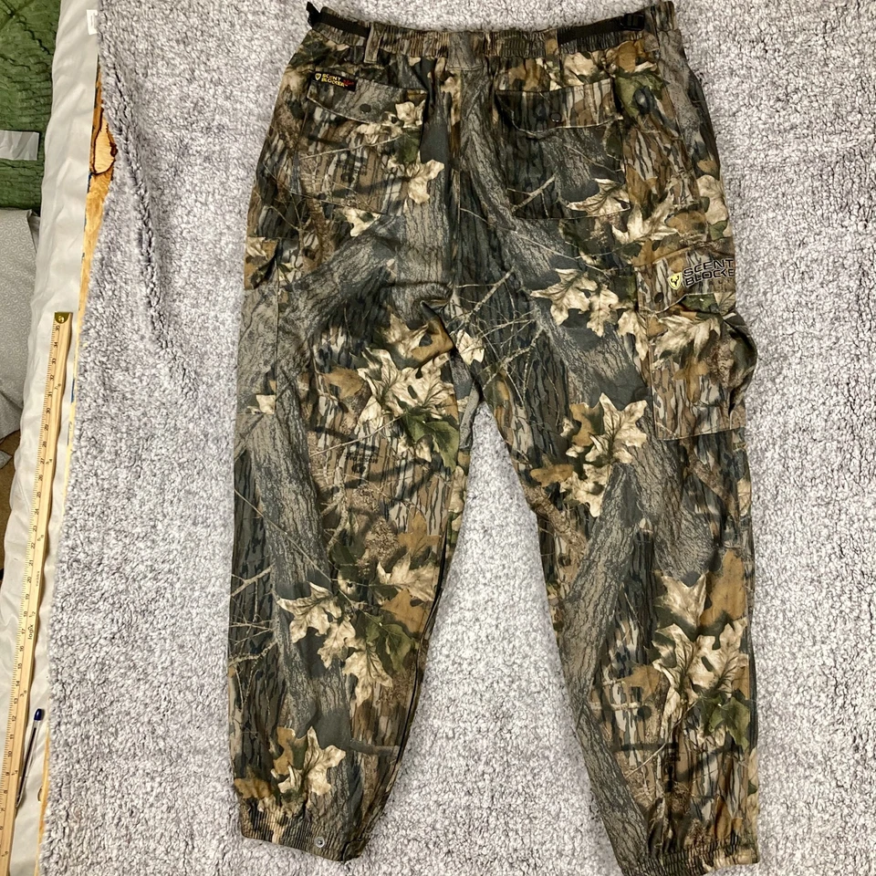 Scentblocker Plus Camo Hunting Pants Ultralite Cargo Mens XXL Adjustable Waist - Image 3 of 4