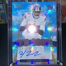 2025 Score It’s Good! Hakeem Nicks Auto SP #IGG-HNS New York Giants