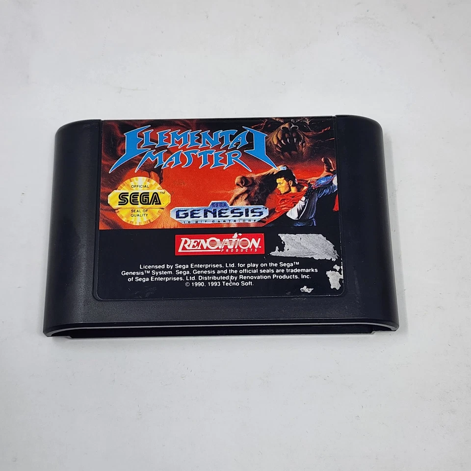 Elemental Master (Sega Genesis) RARE CIB Complete - Authentic & Tested - Image 2 of 4