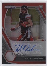 2021 Panini Prizm Draft Picks Red 93/199 Zach Davidson #DPA-ZAD Auto 0w8