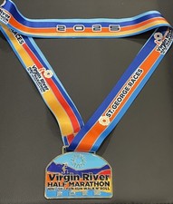 2025 St George Races Utah Virgin River Half Marathon Finisher Medal