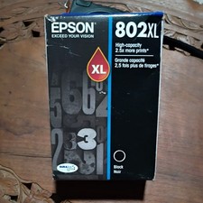 Epson DURABrite 802XL T802XL120-S Epson 802XL Black Ink Cartridge EXP 10/25/23