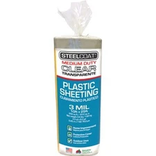 Petoskey FG-P9934-52 10' X 25' 3mil Steelcoat Clear Plastic Sheeting