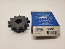 NEW OLD STOCK MARTIN 1" BORE 12 TOOTH SPROCKET 60BS12-1