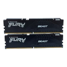 Kingston FURY Beast 32GB (2x16GB) DDR5 RAM 5600MT/s (KF556C40BBK2-32) Memory
