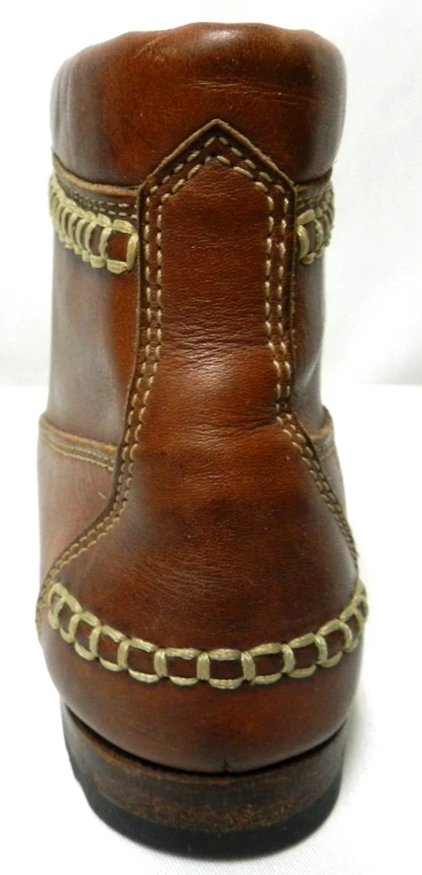 Cole Haan Country Vintage Cuero Botines Botín Mujer Talla 5.5 AA Estrecho Foto 3 de 4