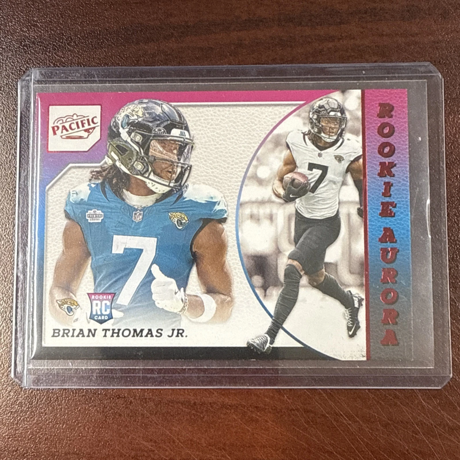 Brian Thomas Panini Encore Rookie Aurora #10 Red